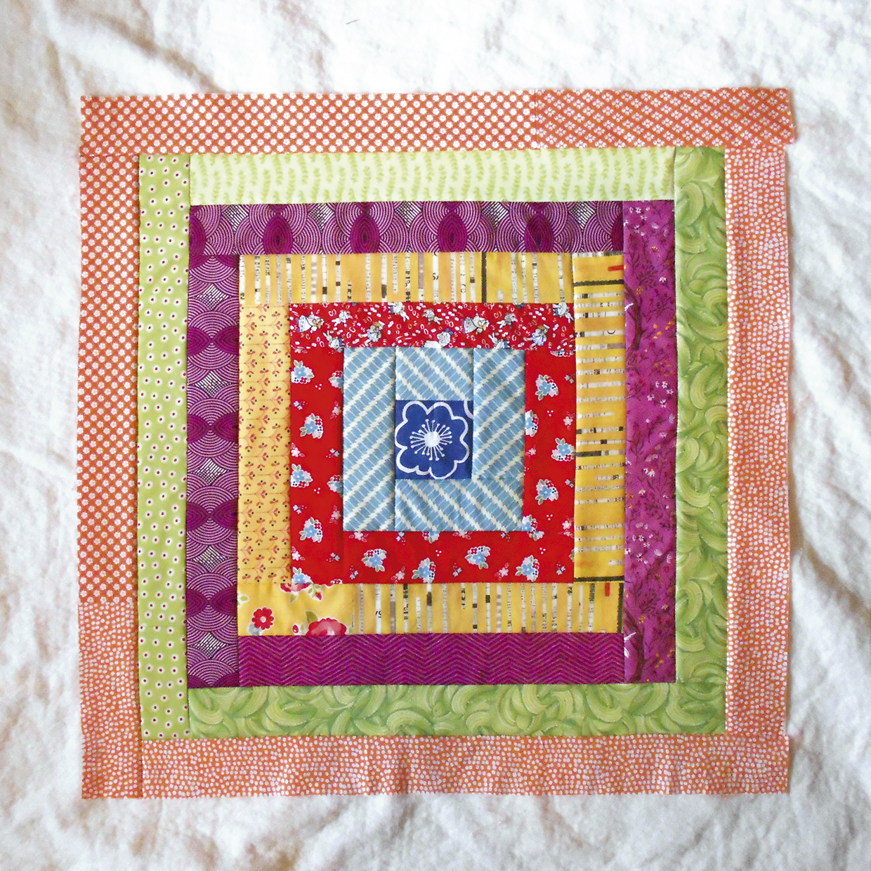 How to make a Jelly Roll Quilt step 8