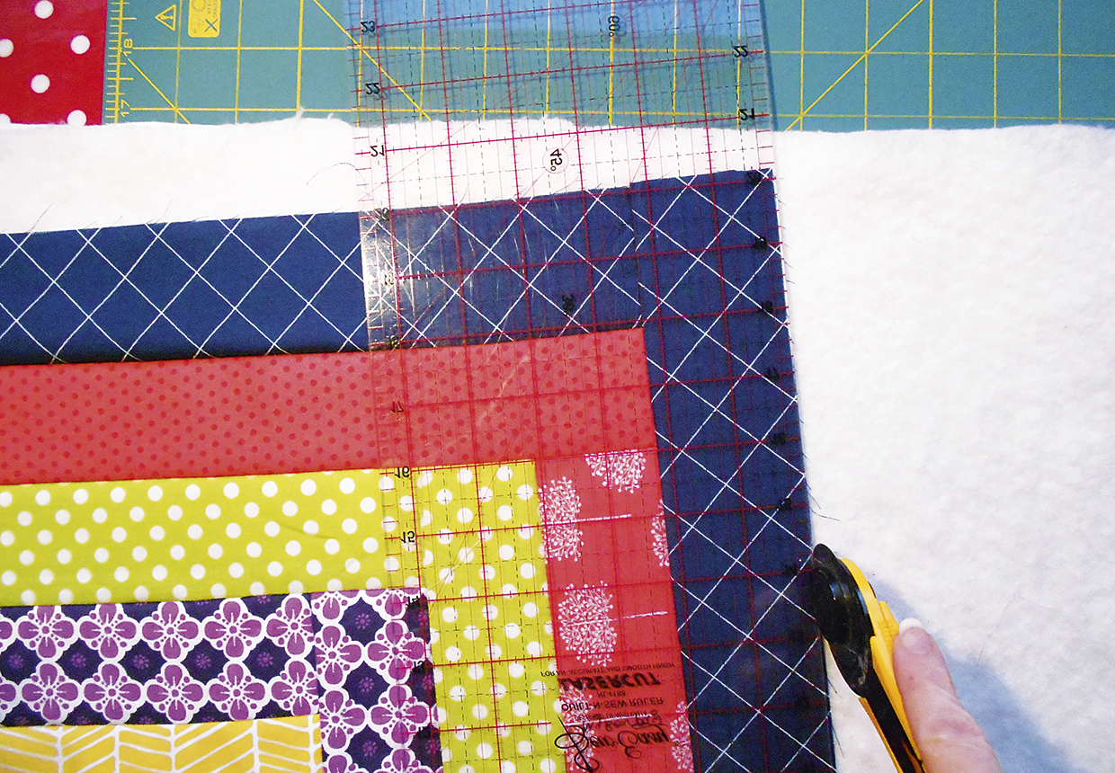 How to make a Jelly Roll Quilt step 9