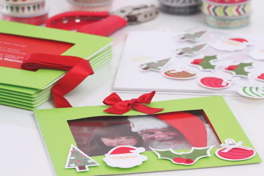 How to refashion Christmas cards