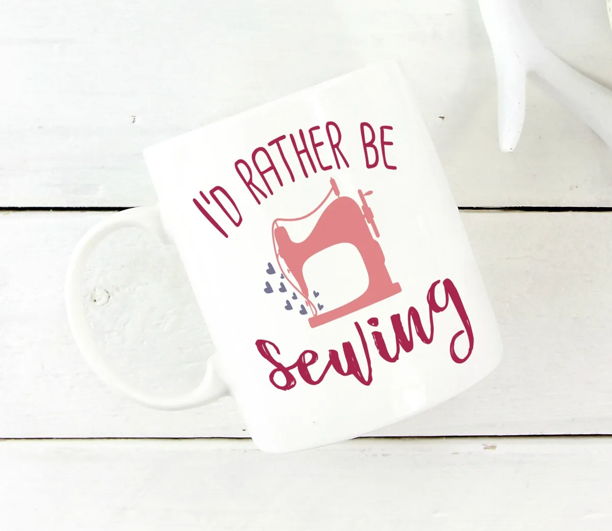 Personalised mug sewing gift