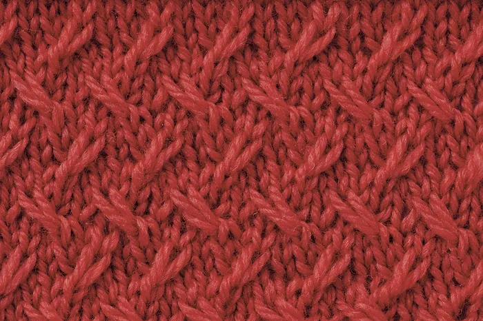 Slip stitch knitting Dancing Flames