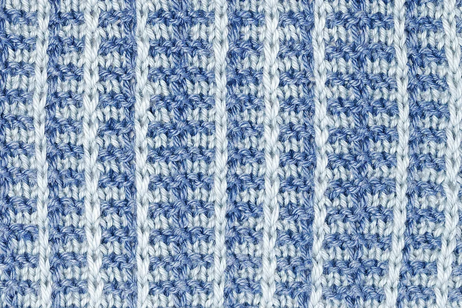 Slip stitch knitting Slip Stitch Rib