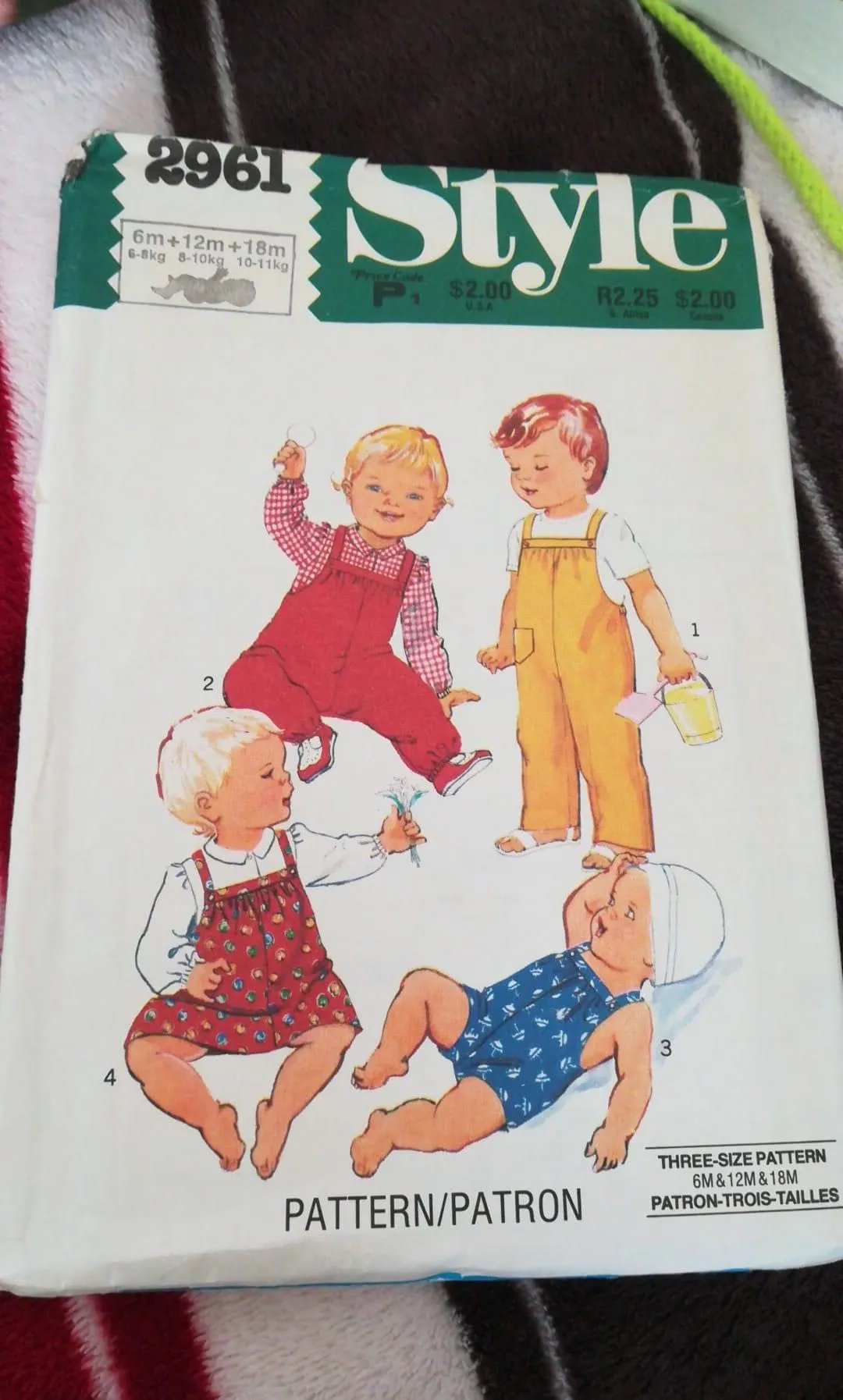 1980s kids' patterns