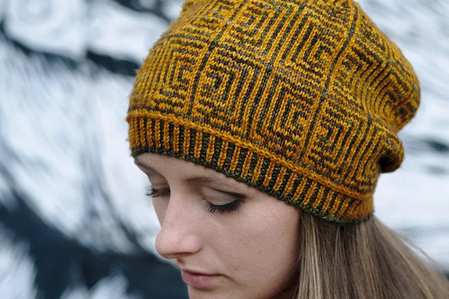 Best hat knitting patterns Echo Woolly Wormhead