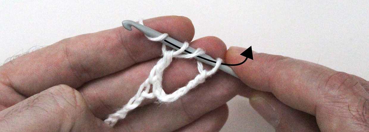 How to crochet half triple treble step 07