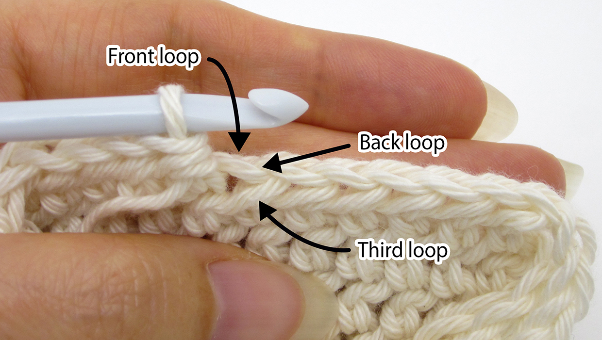 How to crochet knit stitch – htr knit stitches – step 01