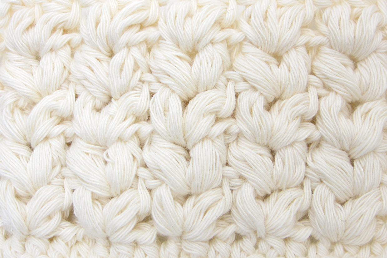 How to crochet like knitting – puff knit stitches