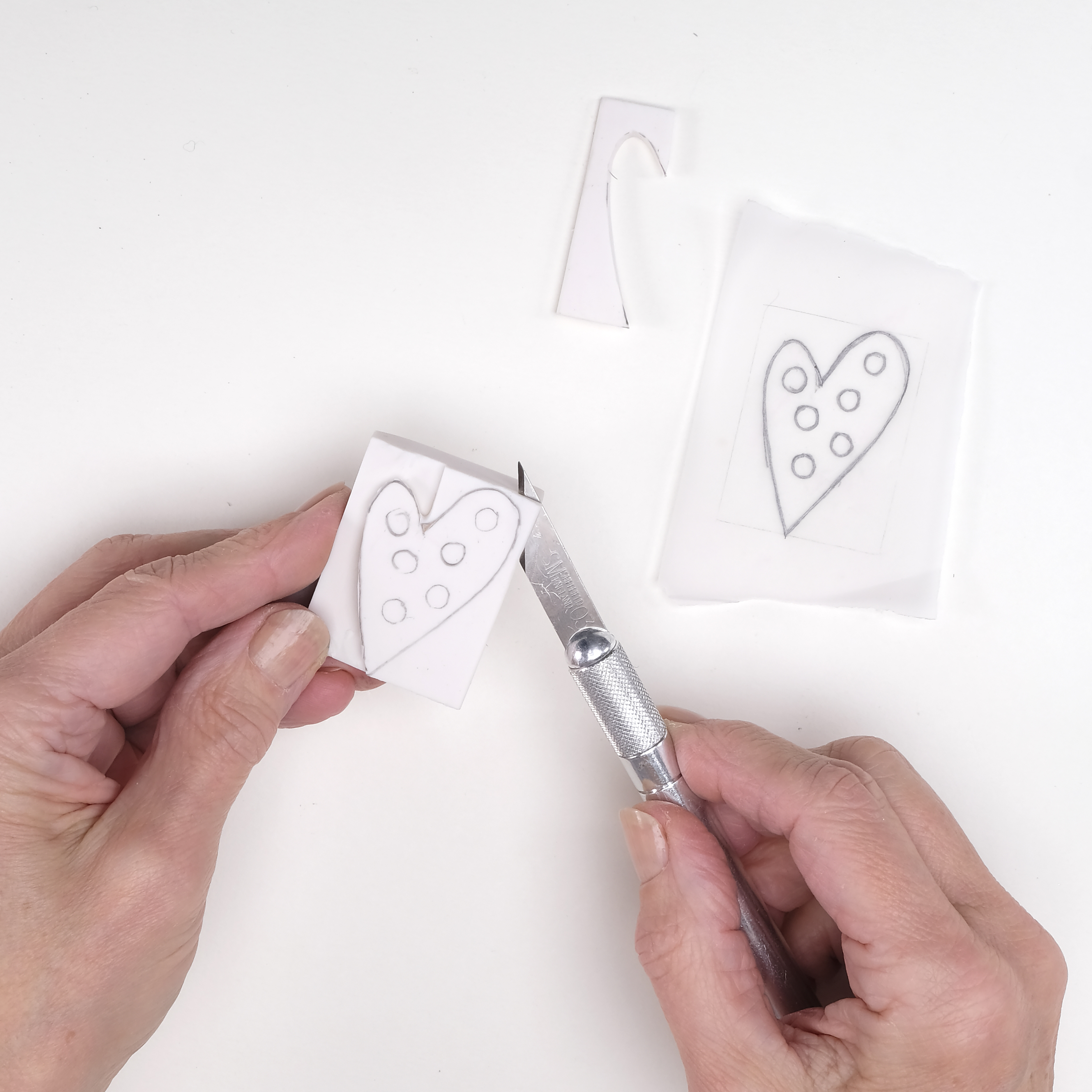 How to make a rubber stamp – step 1