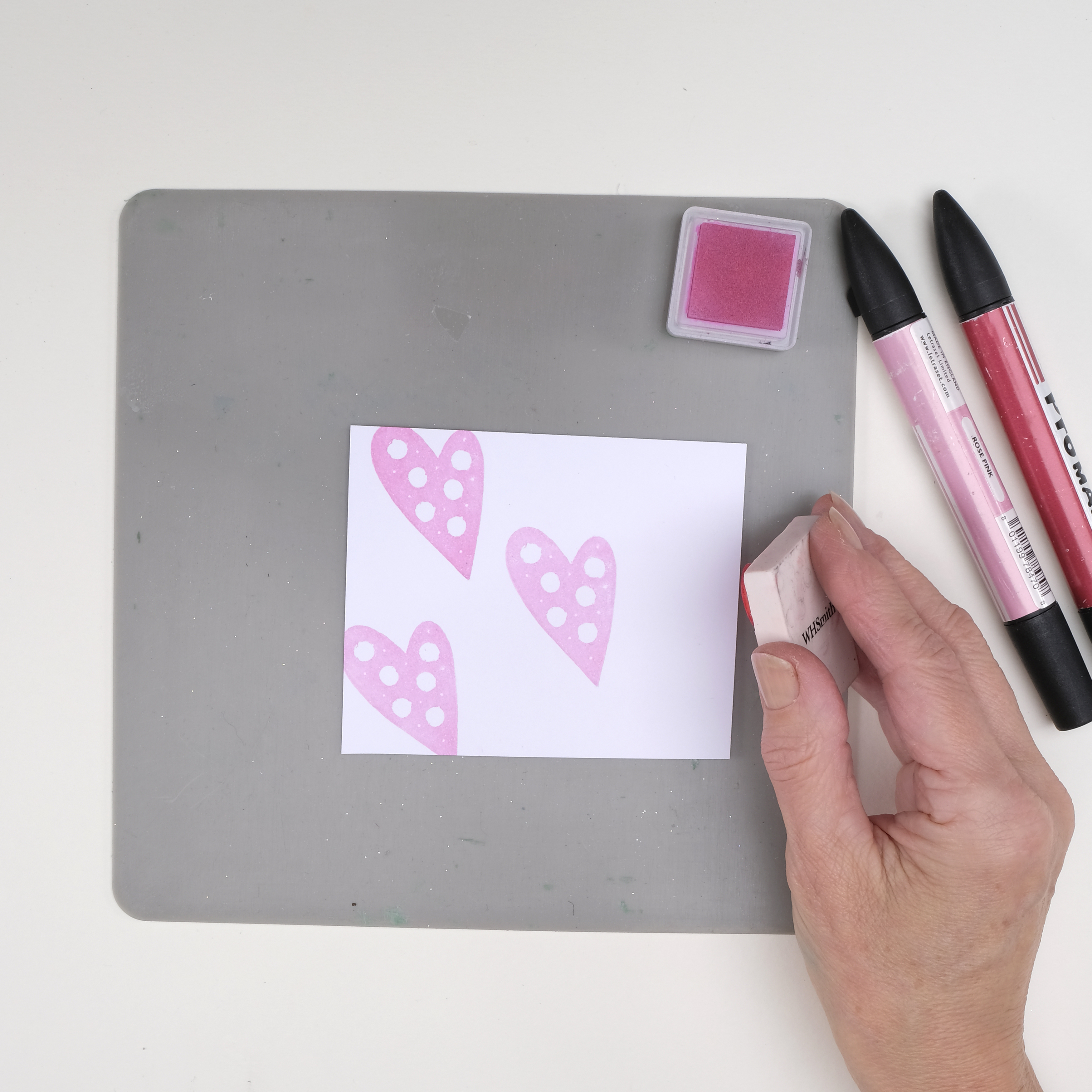 How to make a rubber stamp – step 3