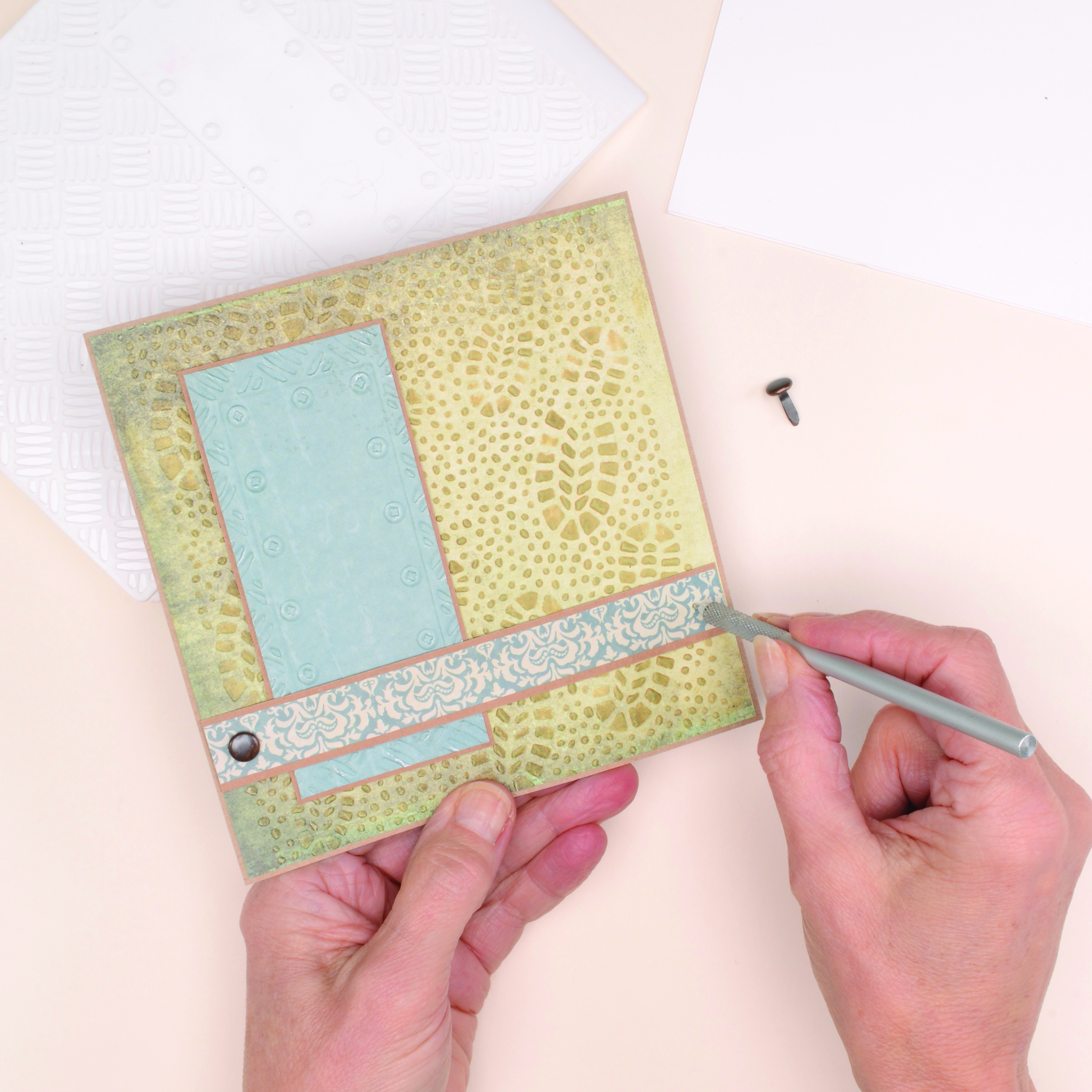 How to make a waterfall card – step 2