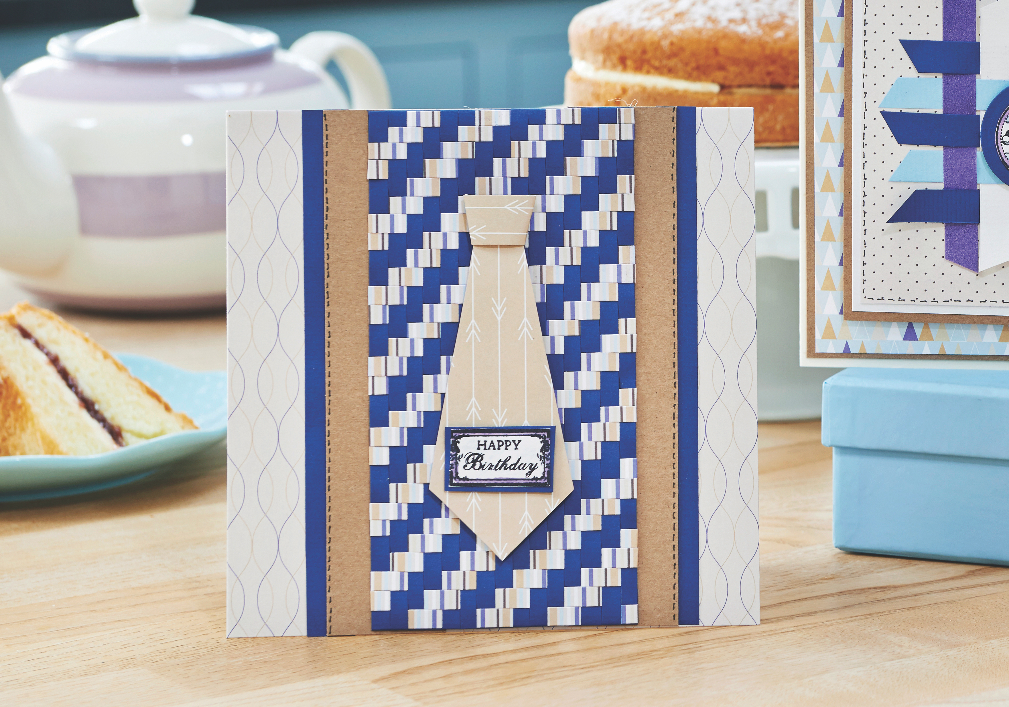 Paper weaving – Father’s Day card
