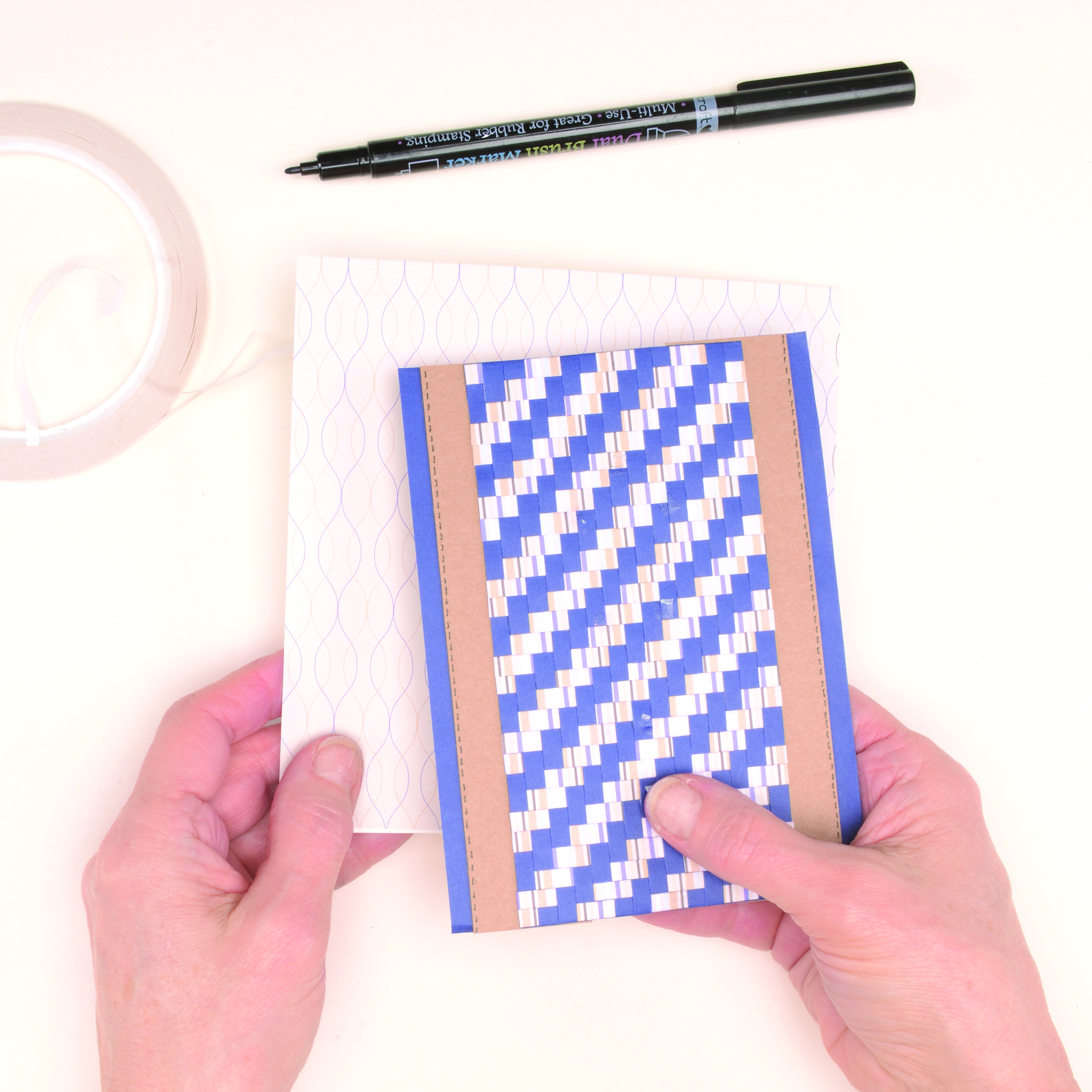 Paper weaving – step 11