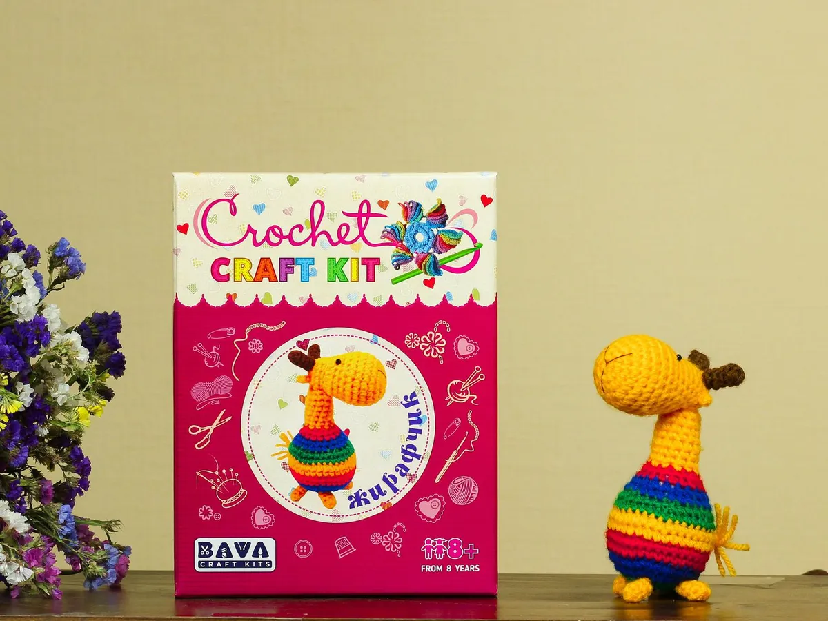 crochet craft kits for adults giraffe