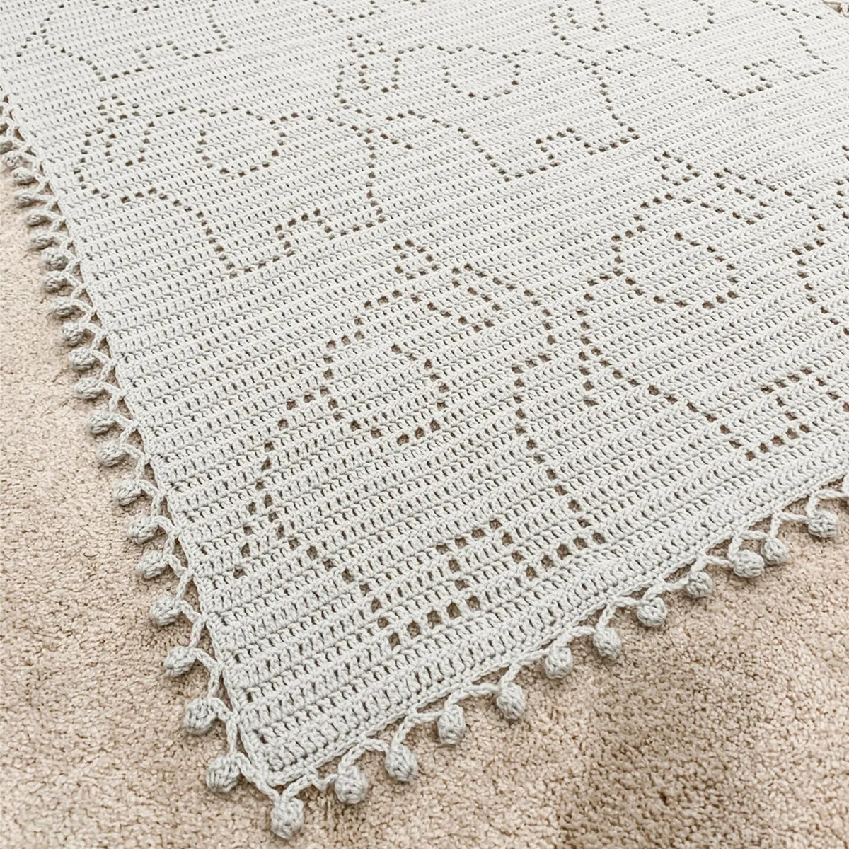 elephant baby blanket crochet pattern