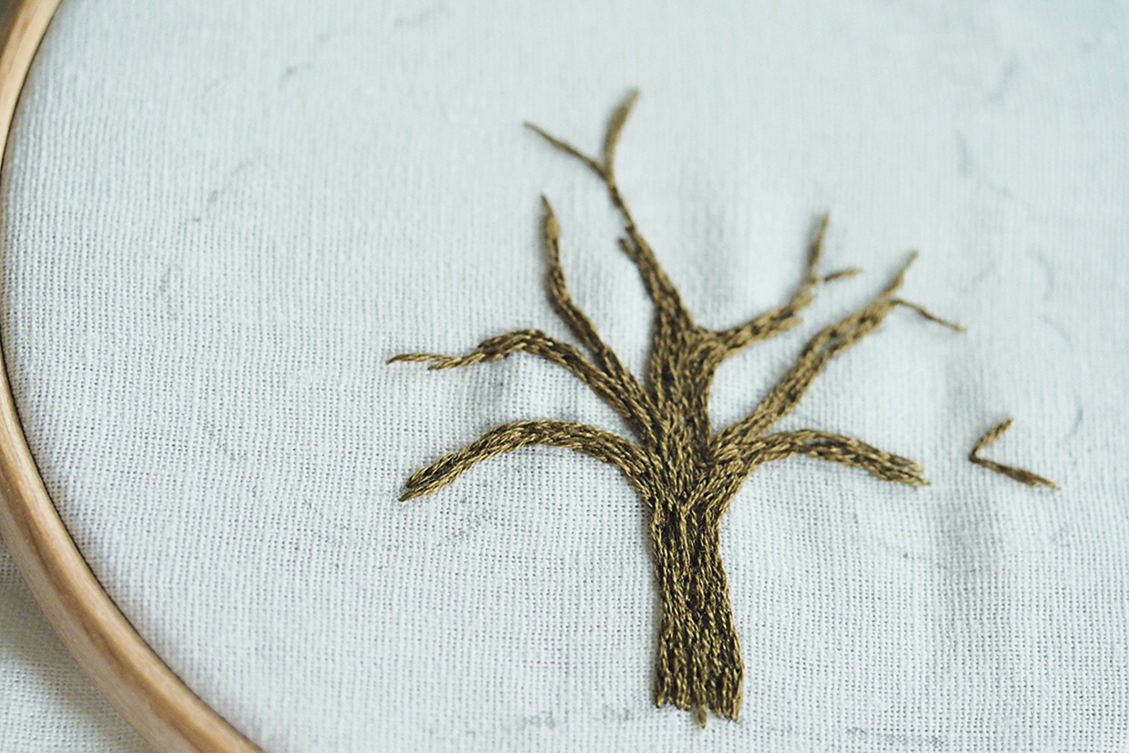 how to do a french knot 3