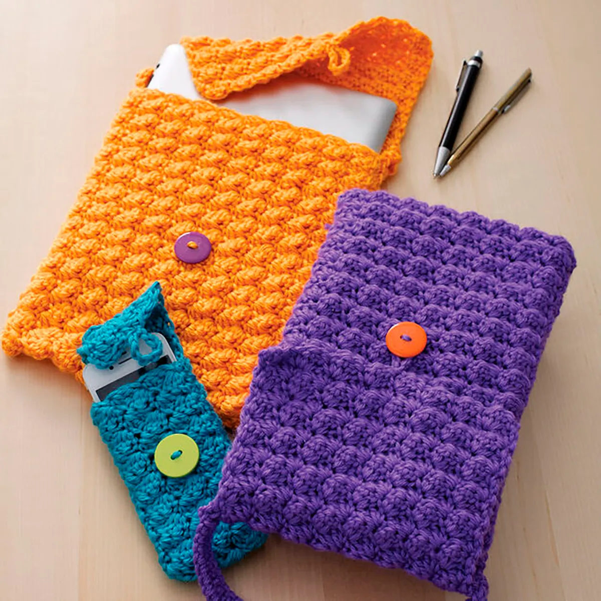 phone cover beginner crochet pattern