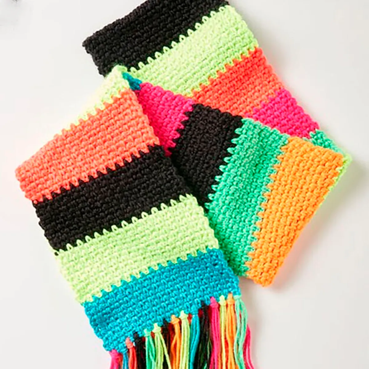yarnspirations mood scarf beginner crochet pattern