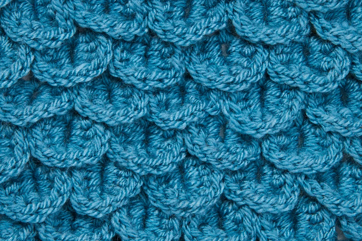 crocodile crochet stitch
