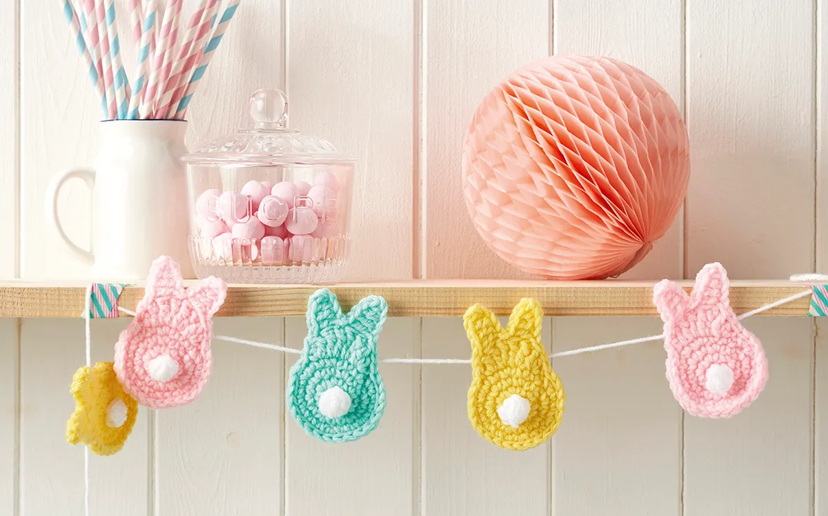 free bunny bunting crochet pattern