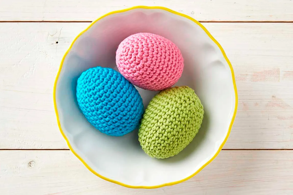 crochet easter eggs pattern