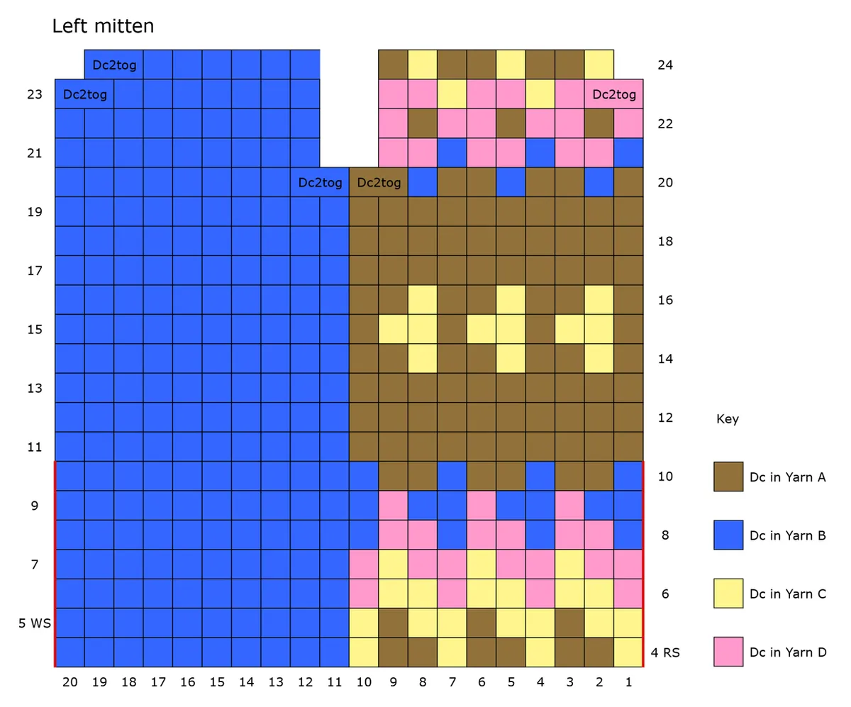 Free_crochet_mittens_pattern_Left-Mitten-Chart