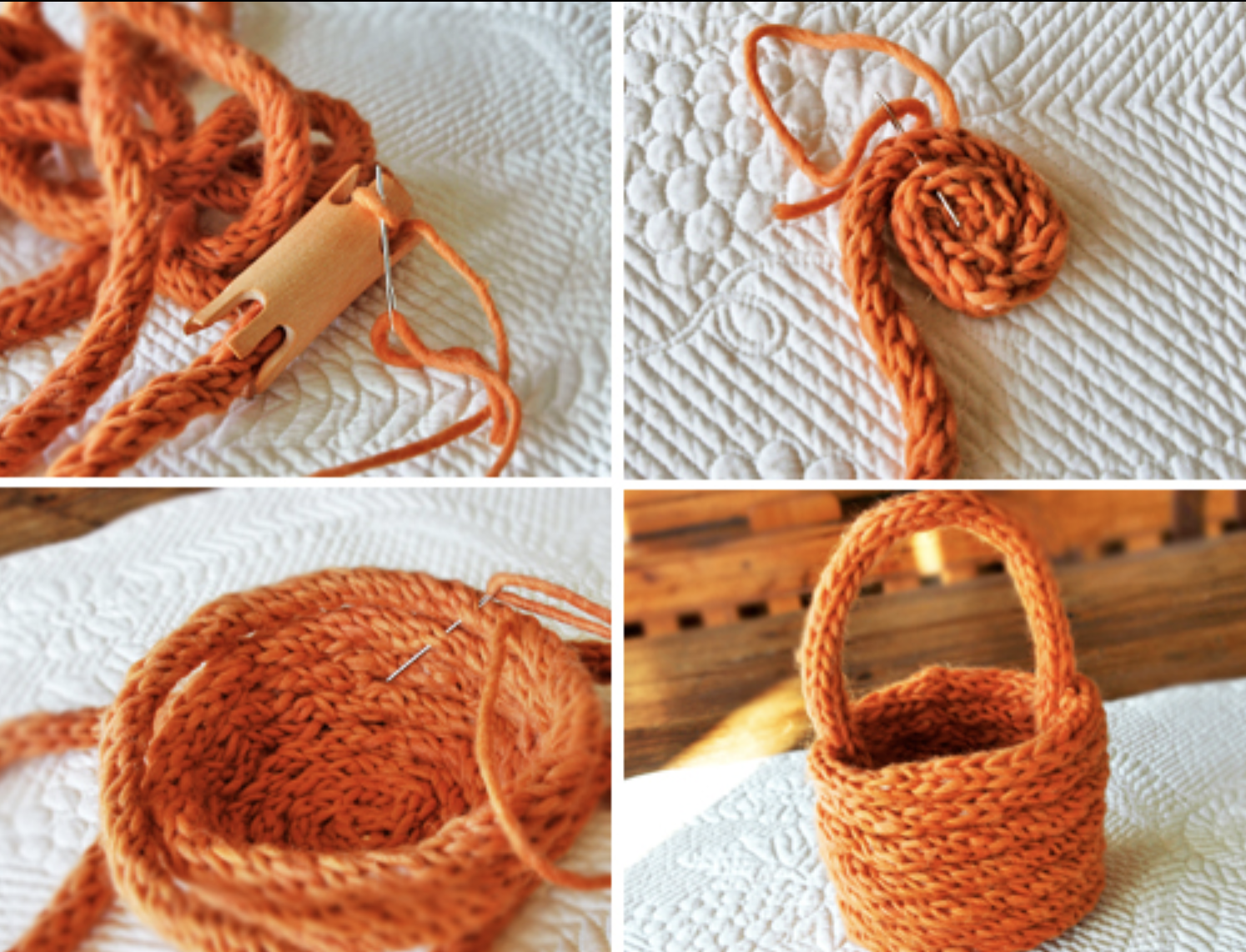 French knitting basket