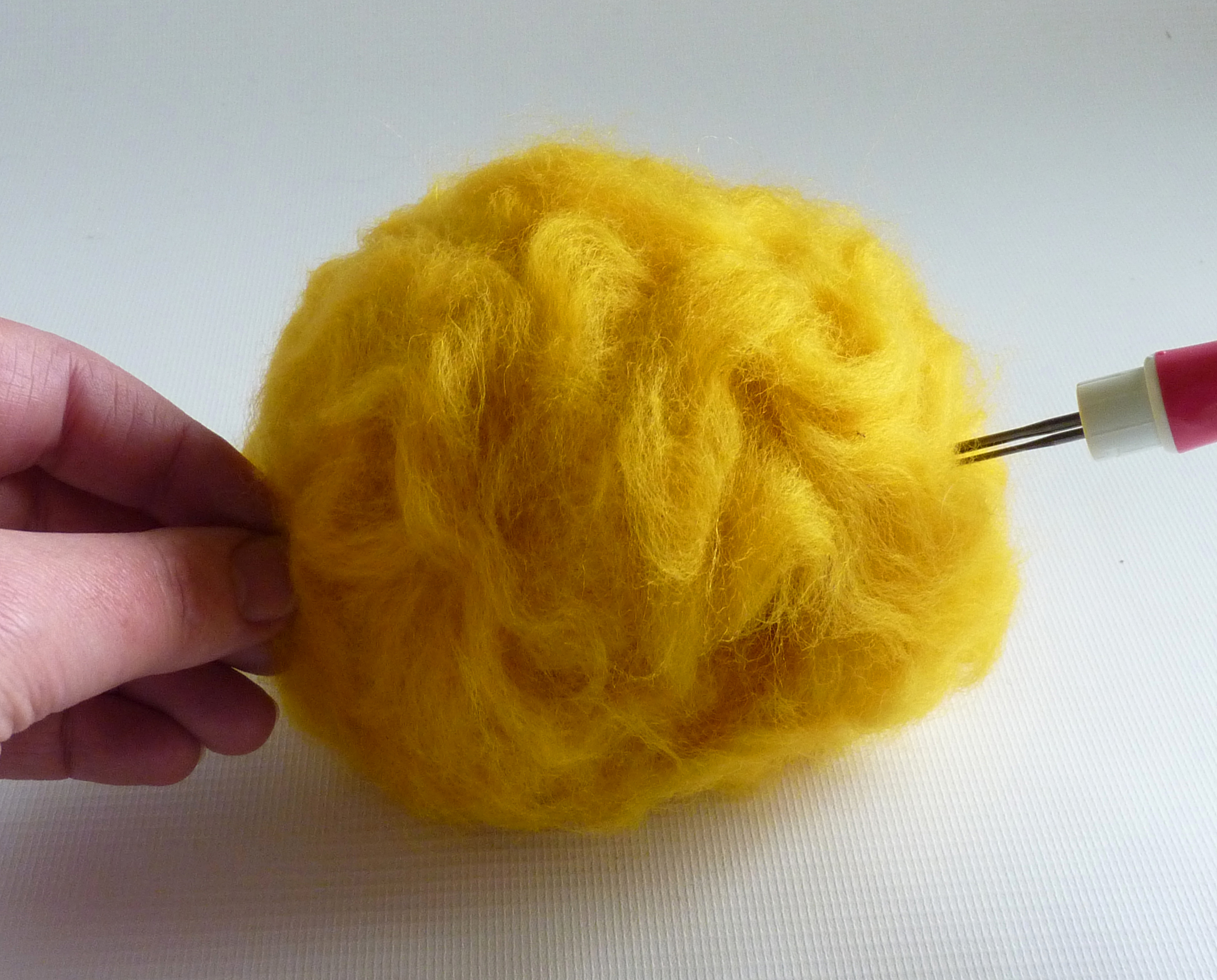 How to make needle felted animals – step 1