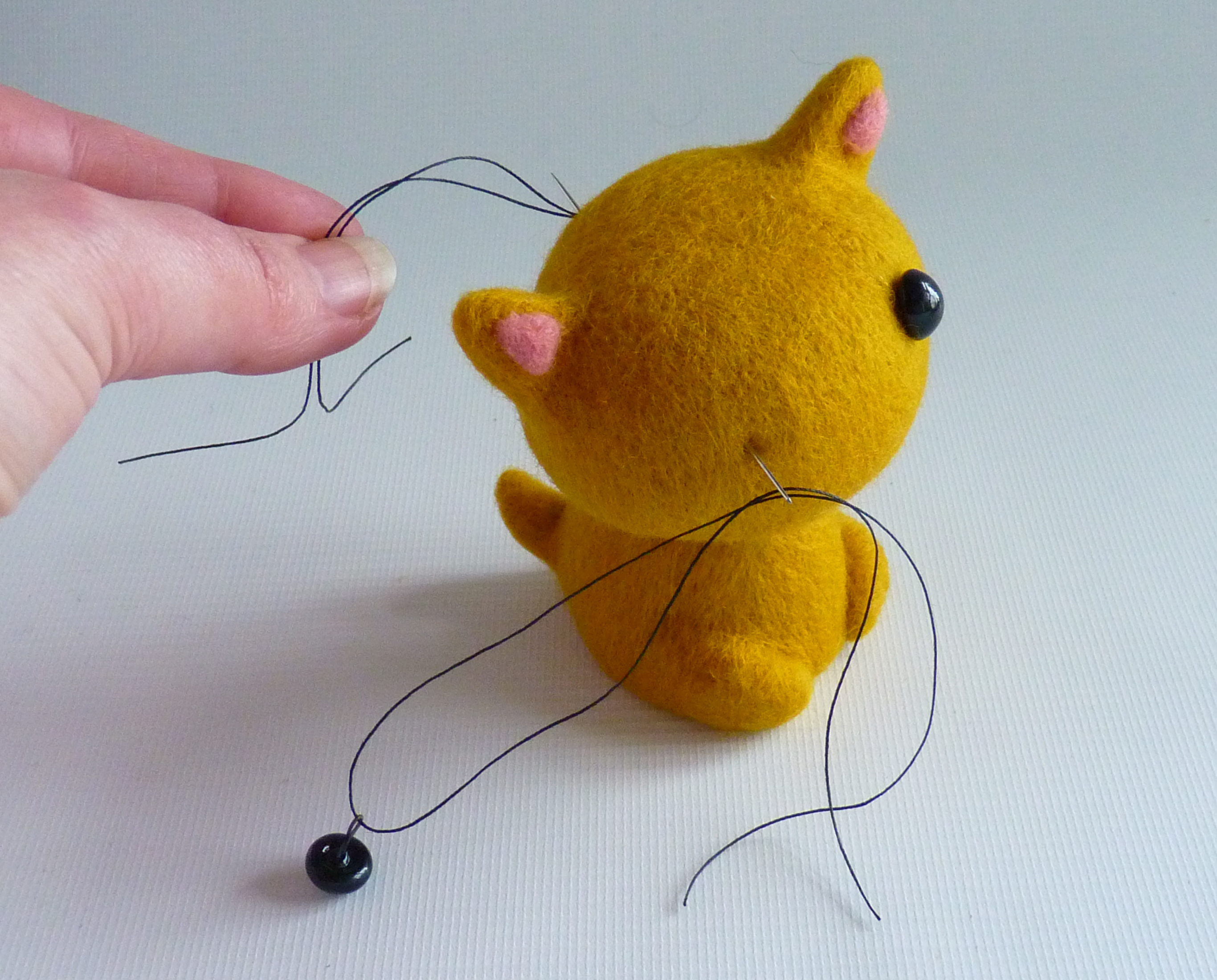 How to make needle felted animals - step 16