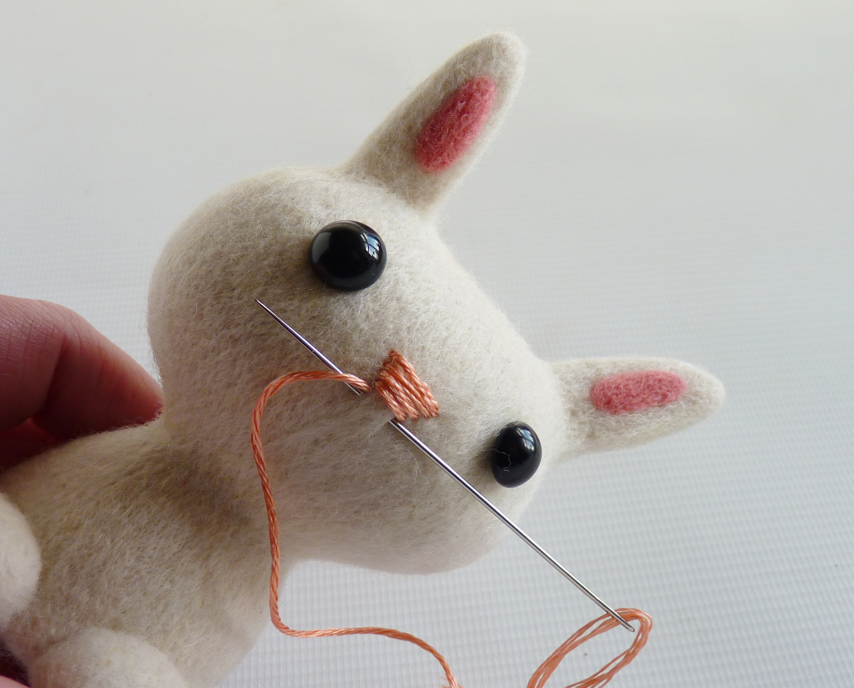 How to make needle felted animals - step 19
