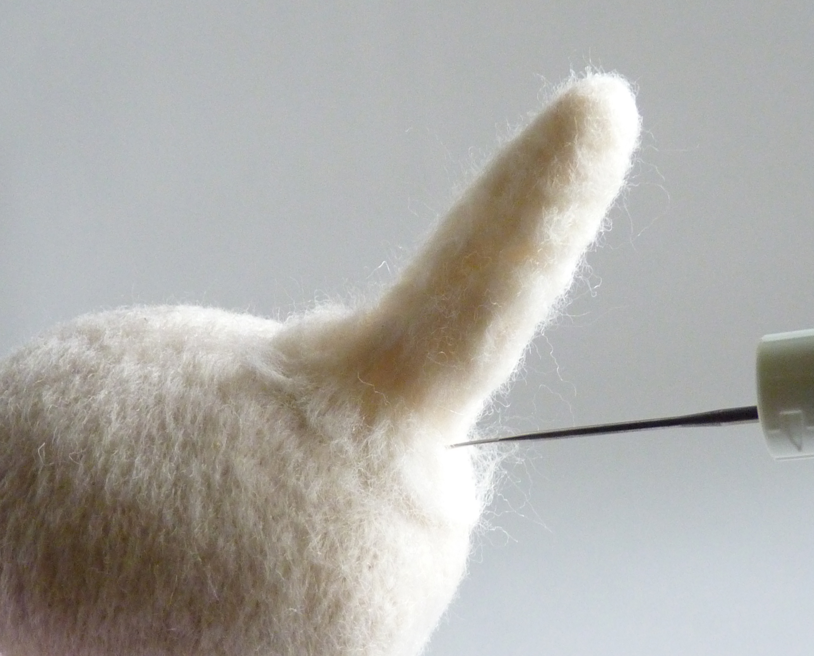 How to make needle felted animals – step 4