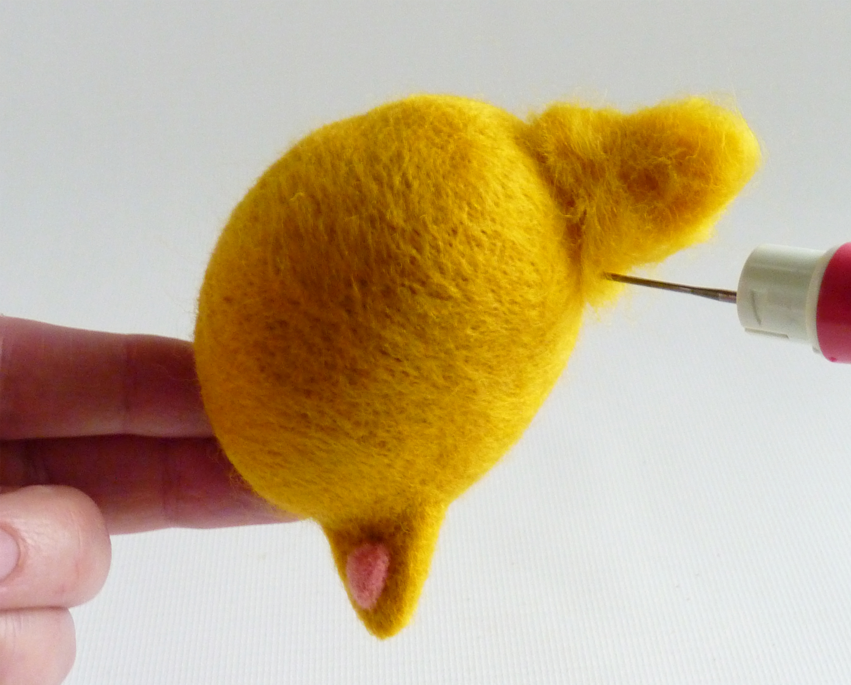 How to make needle felted animals – step 5