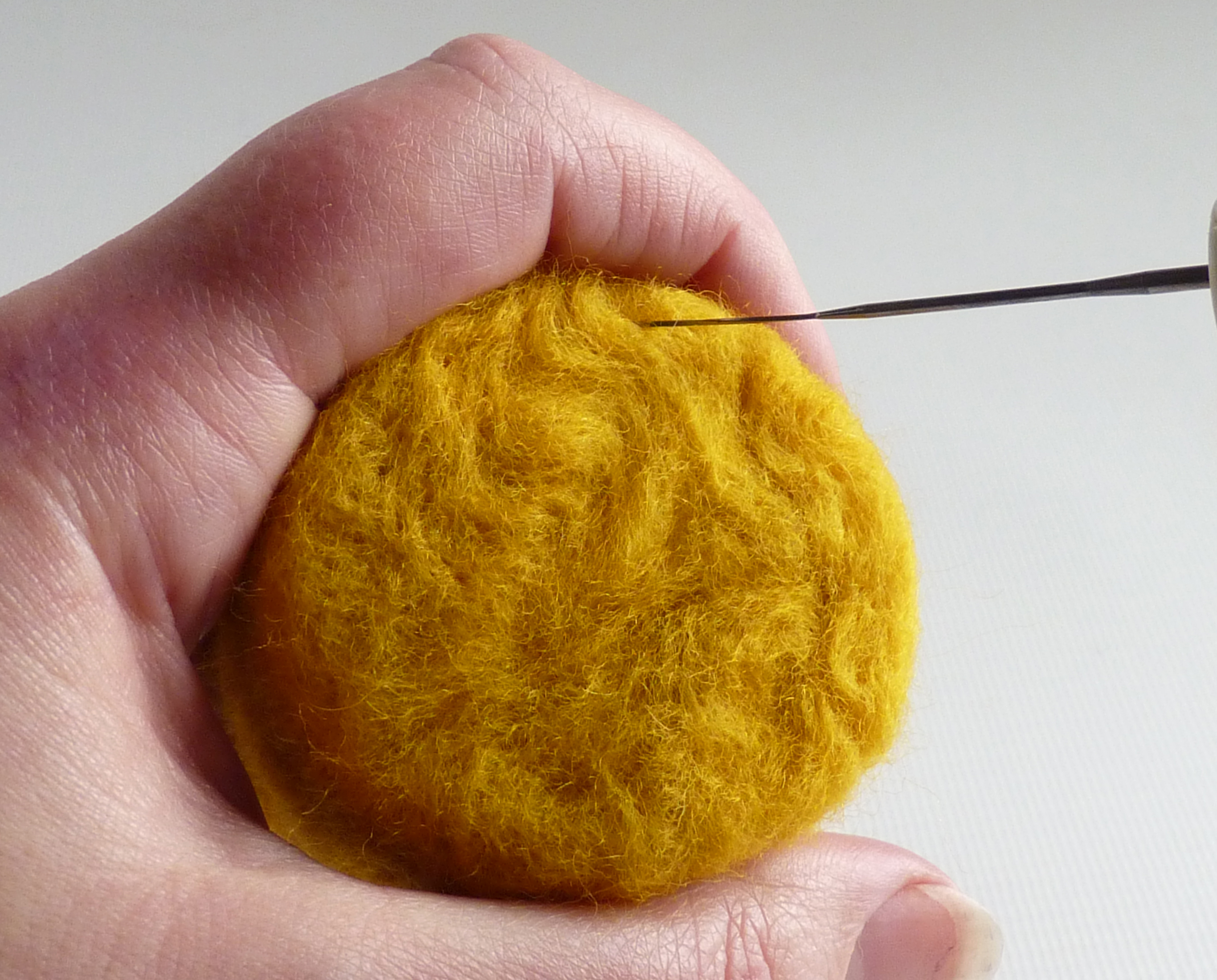 How to make needle felted animals – step 8