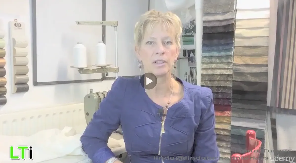 Online sewing classes Roman Blind Making