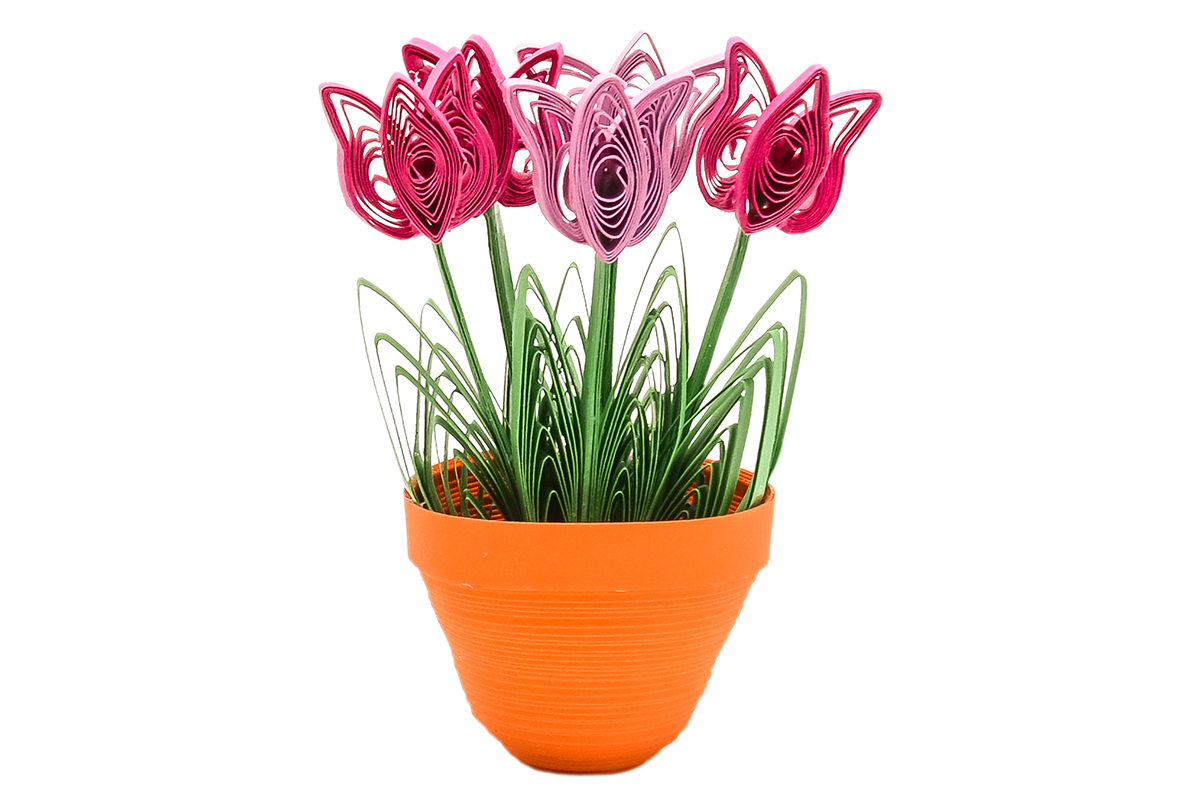 Quilled-flowers-tulip