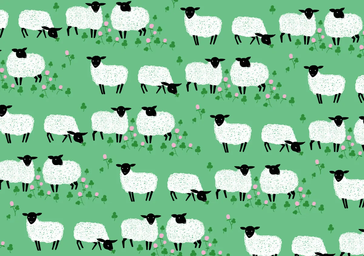Sheep and chicken printables