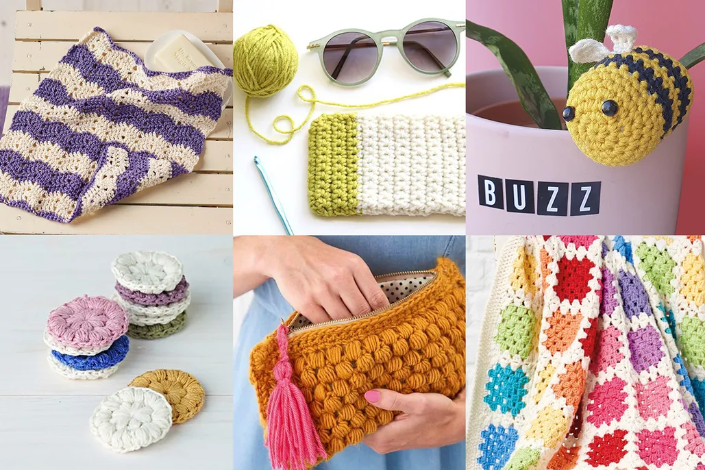 40+ beginner crochet projects - Gathered