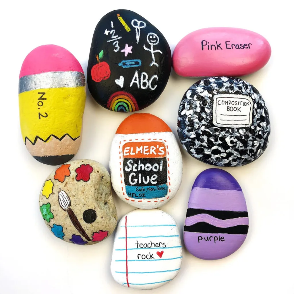 65 easy rock painting ideas - Gathered