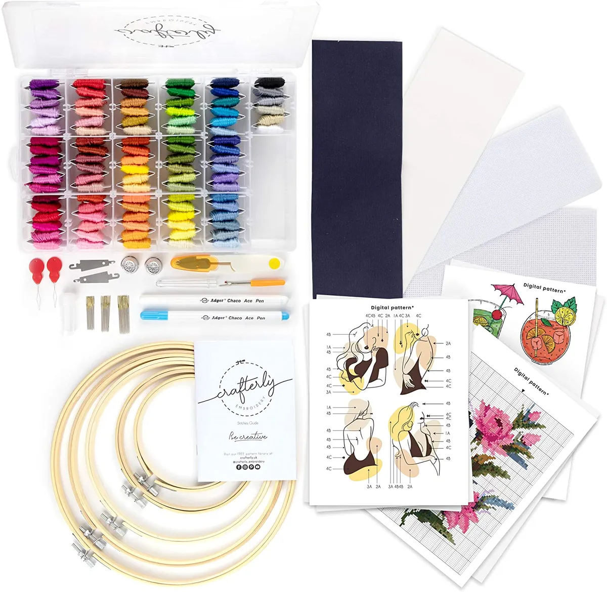 Embroidery starter kit for beginners