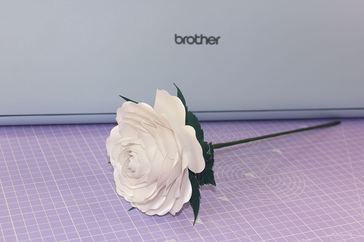 How to make a paper flower - brother