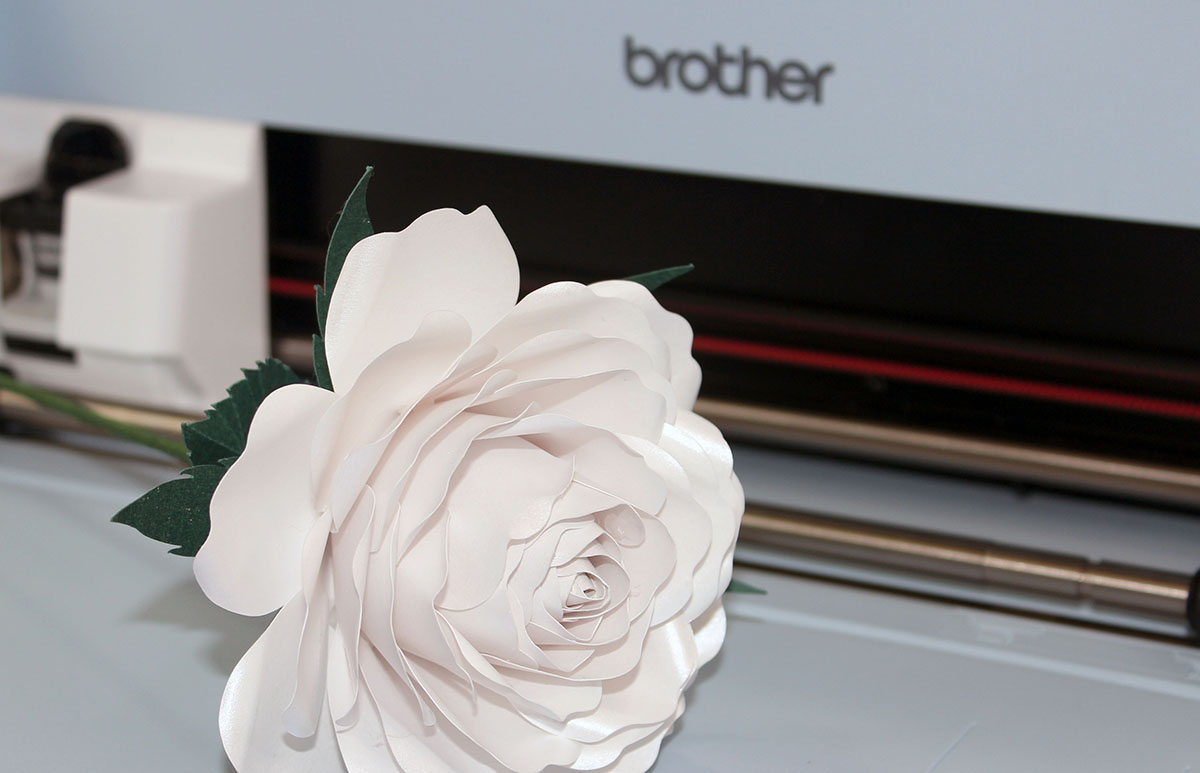How to make a paper flower - closeup