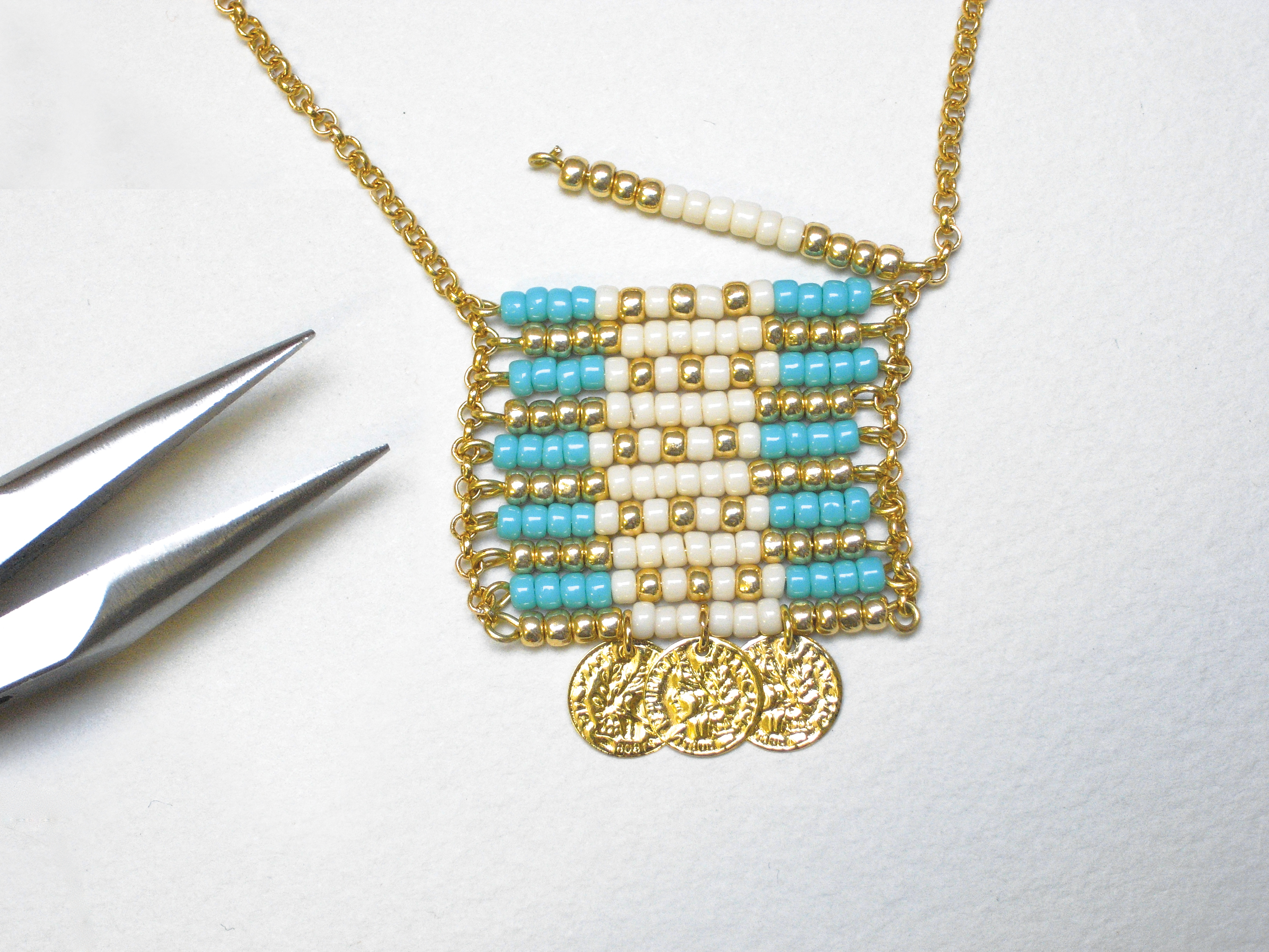 How to make a seed bead necklace