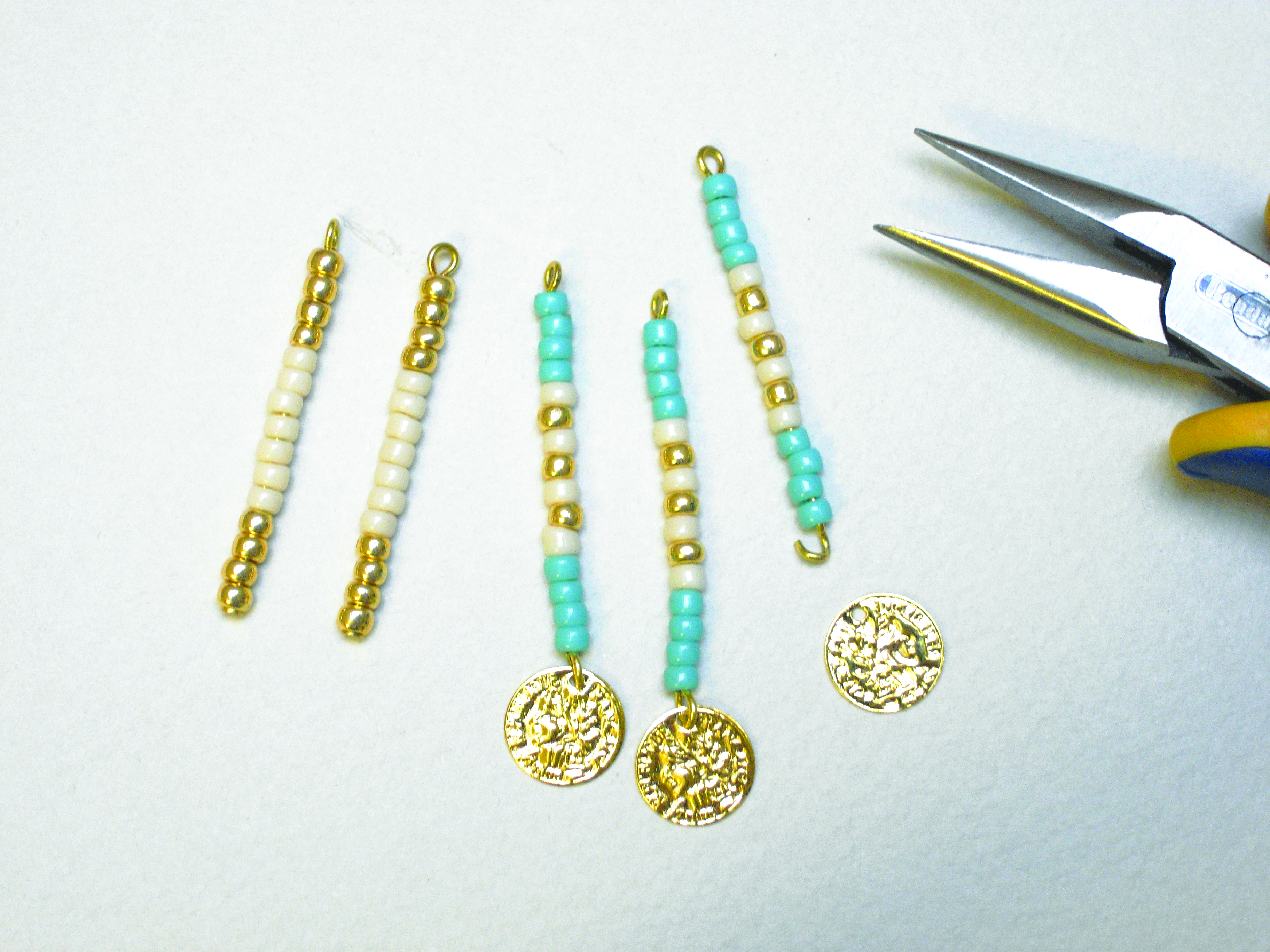 How to make seed bead earrings