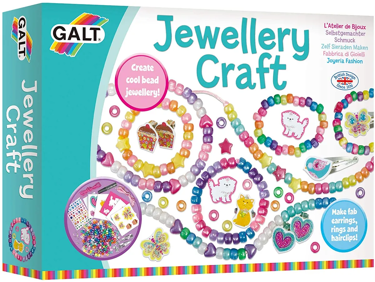 Craft Crush Bracelet Making Kit (Gold) - Friendship Bracelet Makering Kit -  DIY Craft & Jewelry Making Kit for Kids, Teens, Tweens & Adults - Makes 8