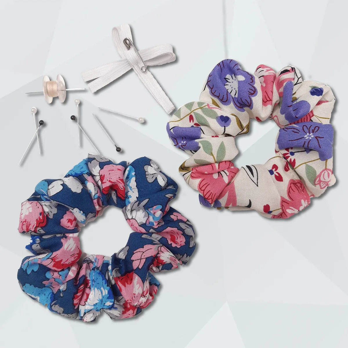 Learn to sew a scrunchie sewing kit