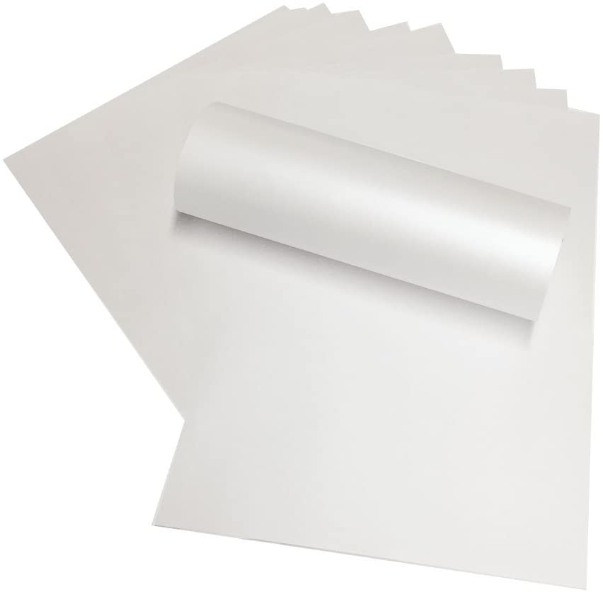 Pearlescent paper