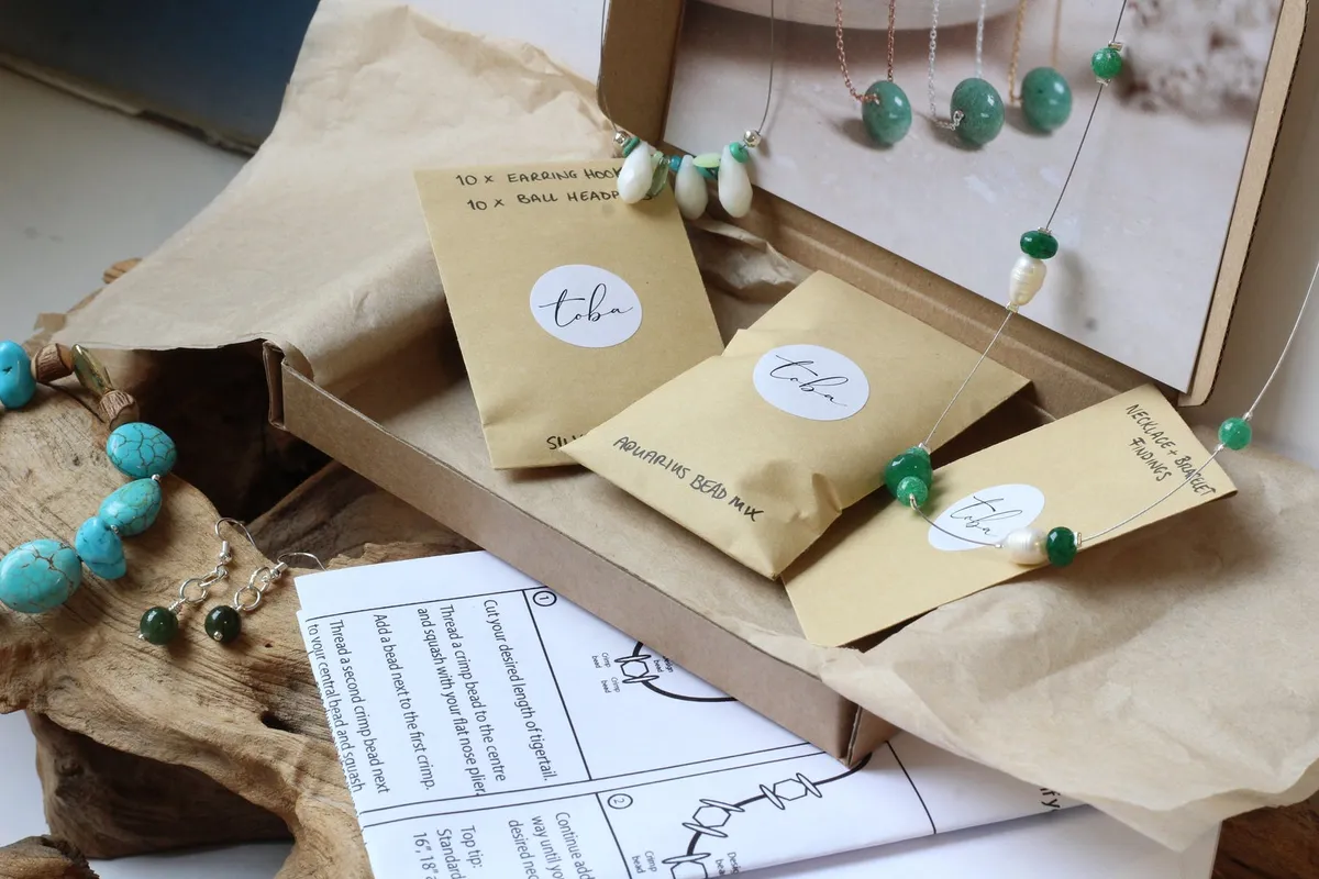 Beginner's Jewellery making kit - Toba Brighton on Etsy
