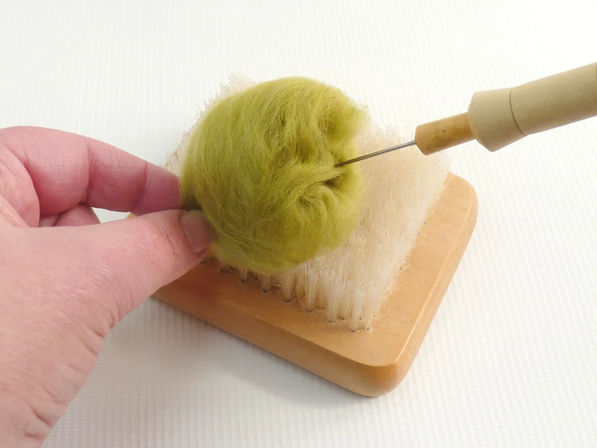 Beginners guide to needle felting step 2