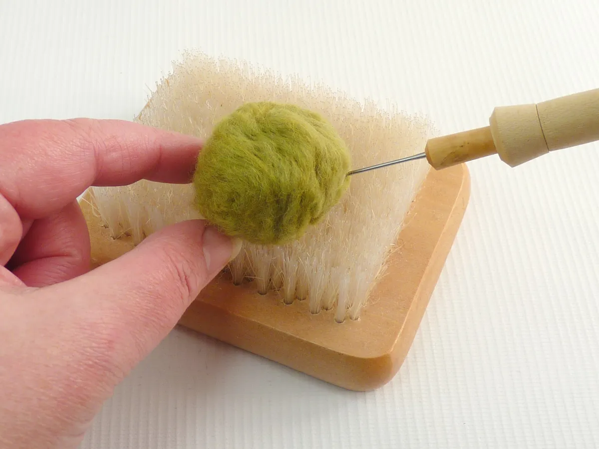 Beginners guide to needle felting step 4
