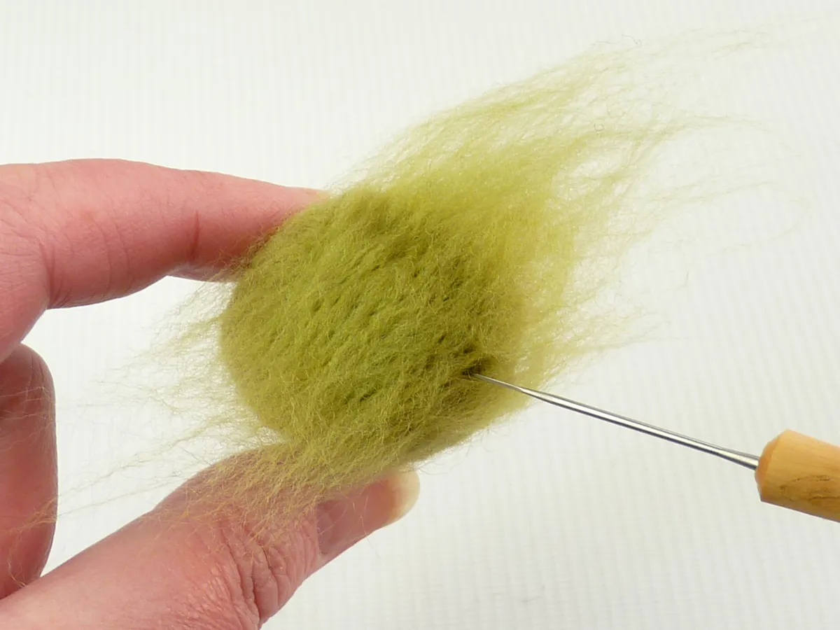 Beginners guide to needle felting step 6