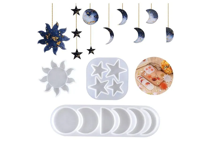Resin Moulds Moon Star Sun